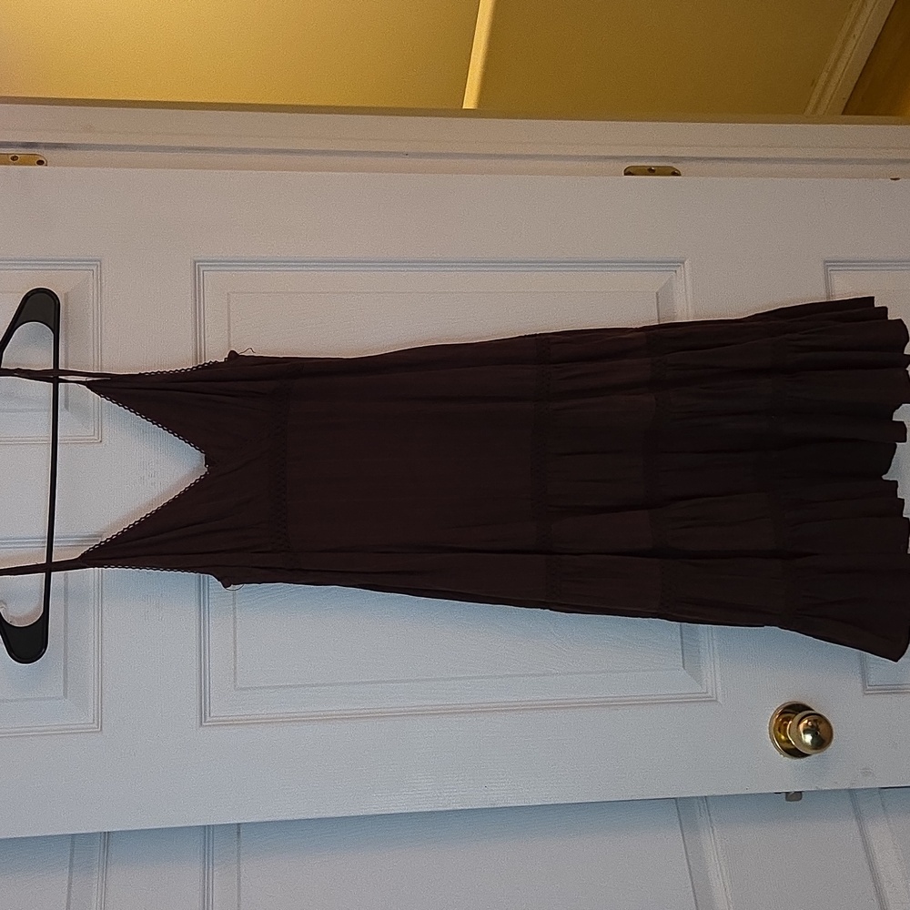 Urban Heritage Dark Brown Midi Dress